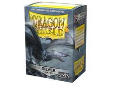 Dragon Shield Matte: Non-Glare Sleeves - Silver